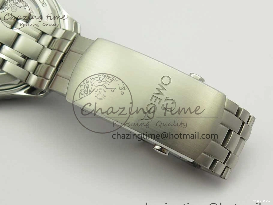 0424 ZeroBulk 2018 Seamaster Diver 300M OMF Best Edition Blue Ceramic Blue Dial on SS Bracelet A8800 (Black Balance Wheel) 7957